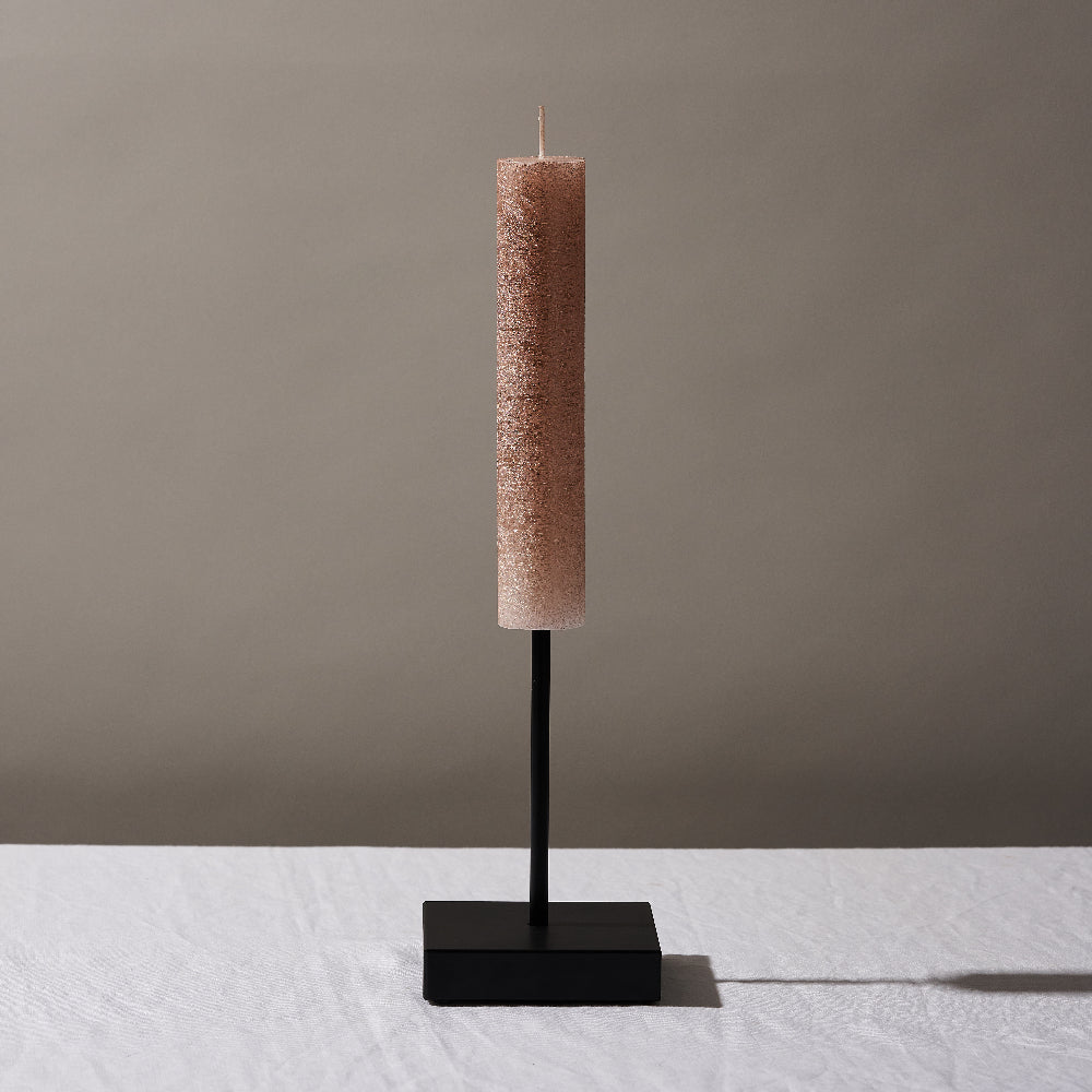 Metallic Rose Candle Set (includes base)