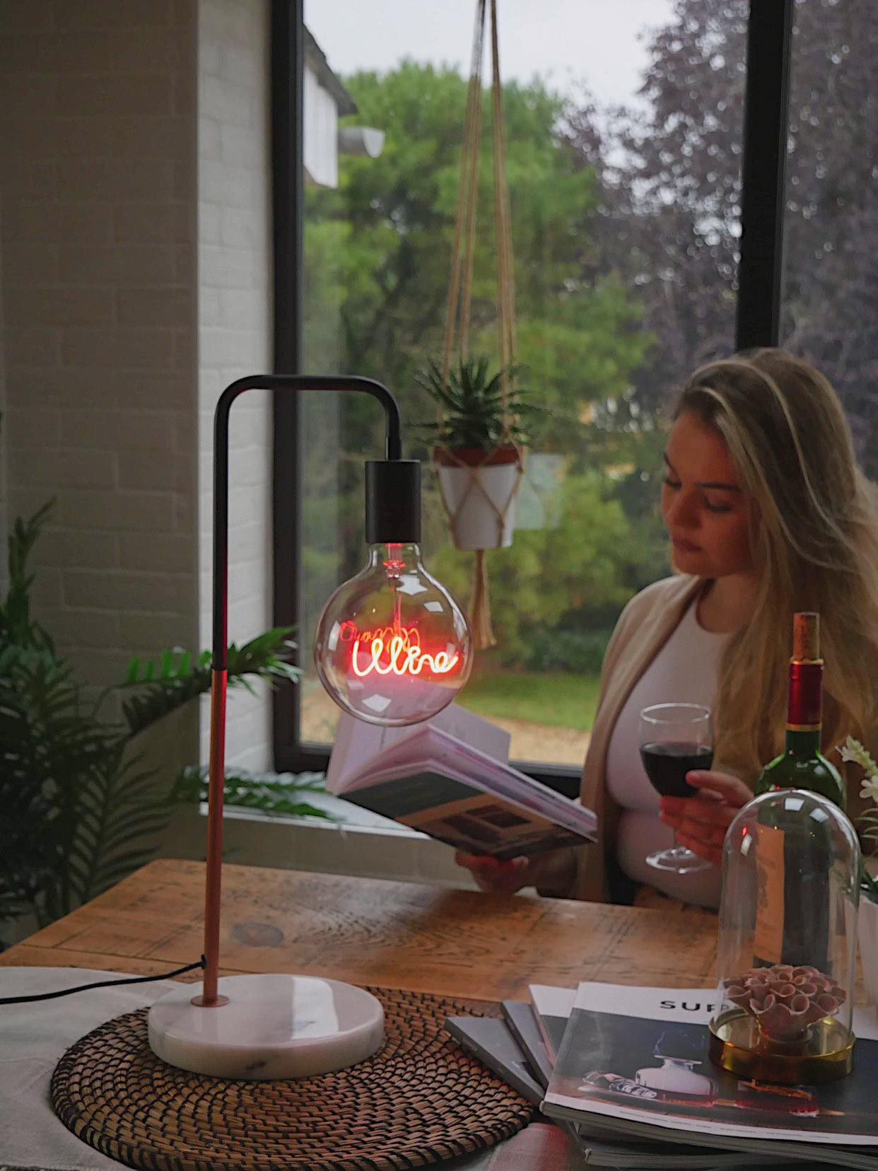Neon Wine Lamp