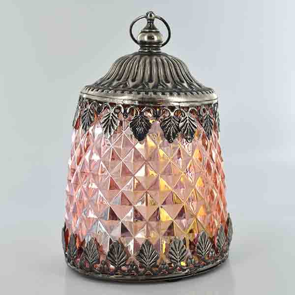 Smokey Pink Lantern