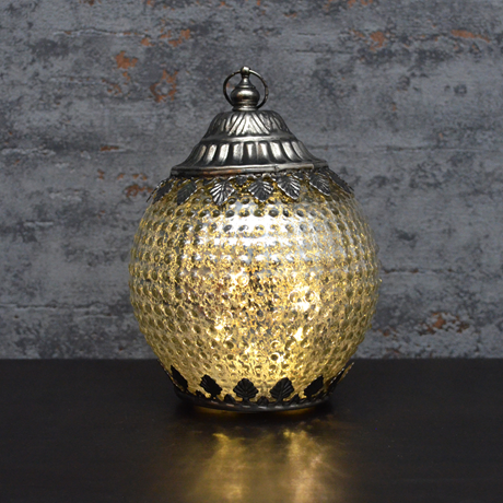 Silver Pomegranate Lantern
