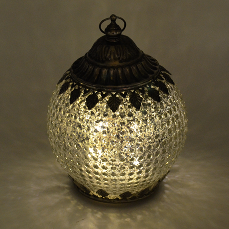 Silver Pomegranate Lantern