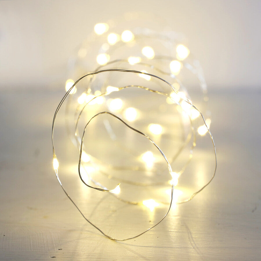 Silver Wire Lights