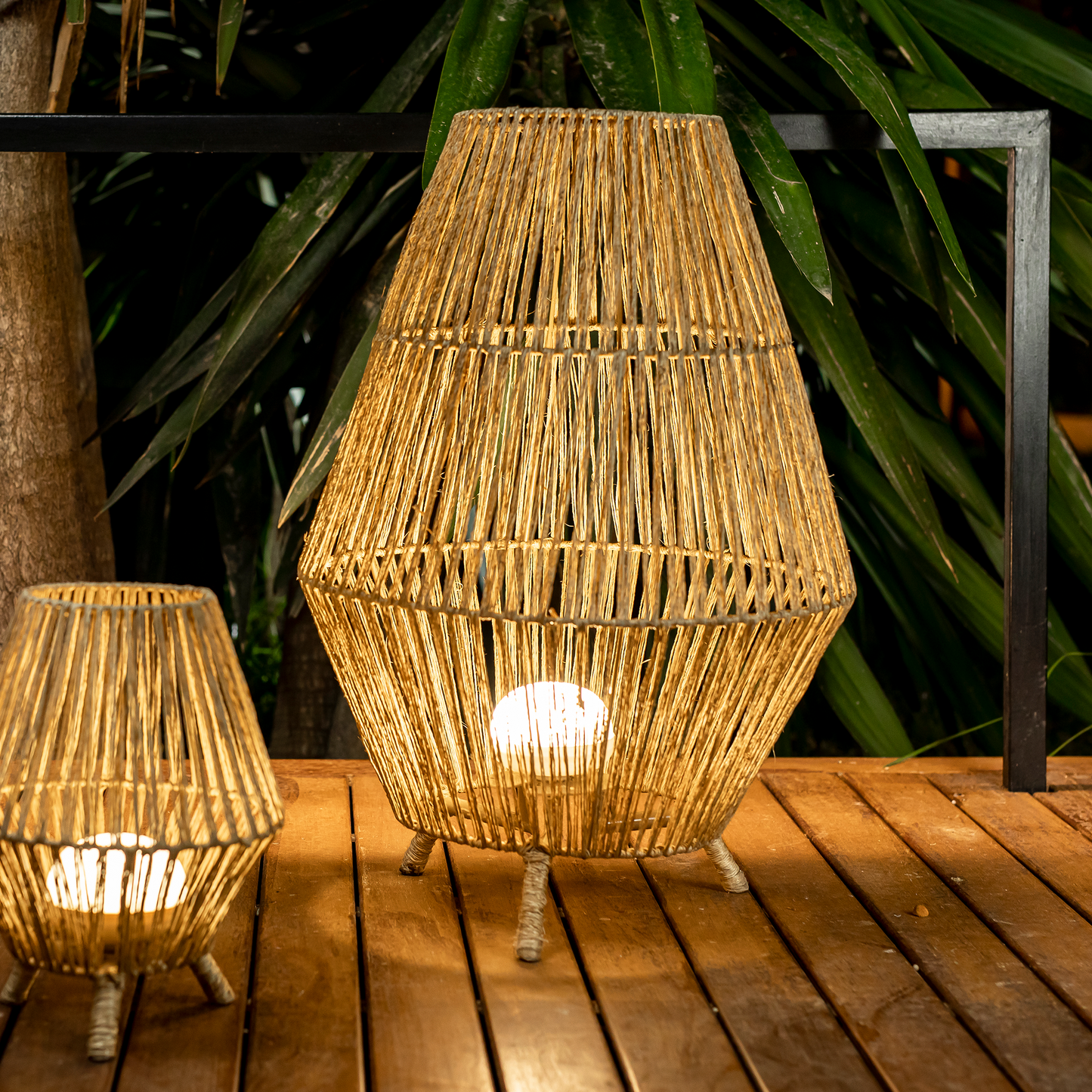 Sisine Bamboo Floor Lamp