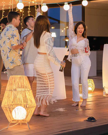 Sisine Bamboo Floor Lamp