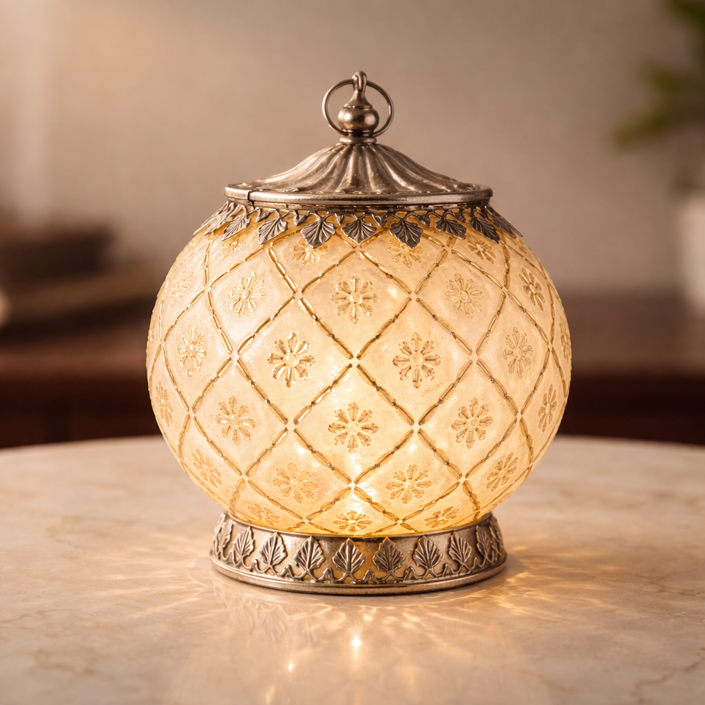 Cream & Gold Moroccan