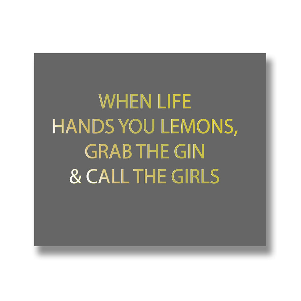 Gin Plaque