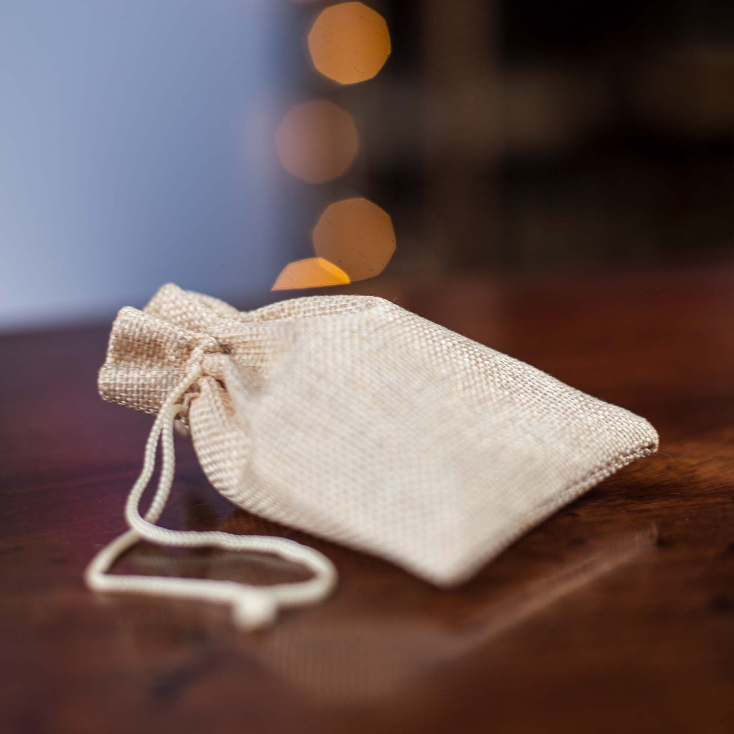 Hessian Battery Bag