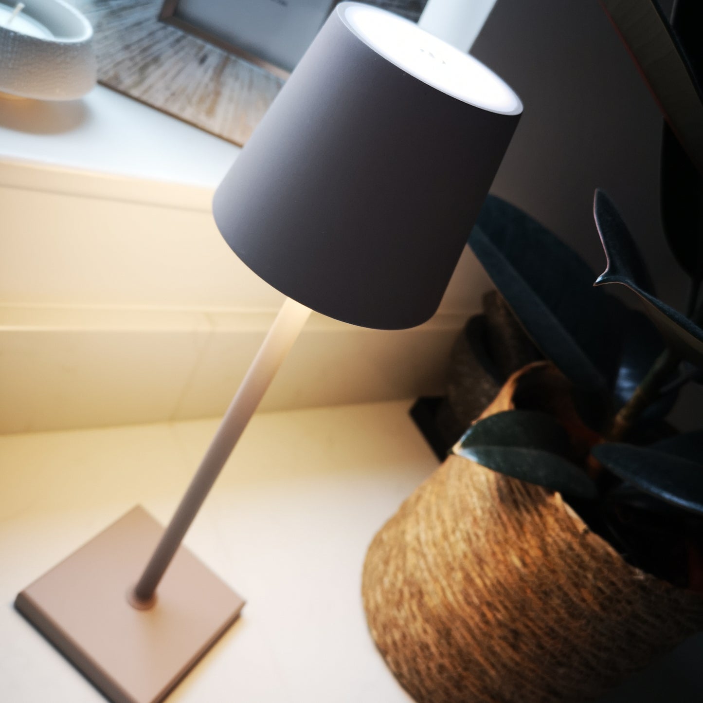 Taupe Alfresco Table Lamp