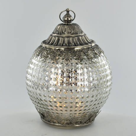 Silver Pomegranate Lantern